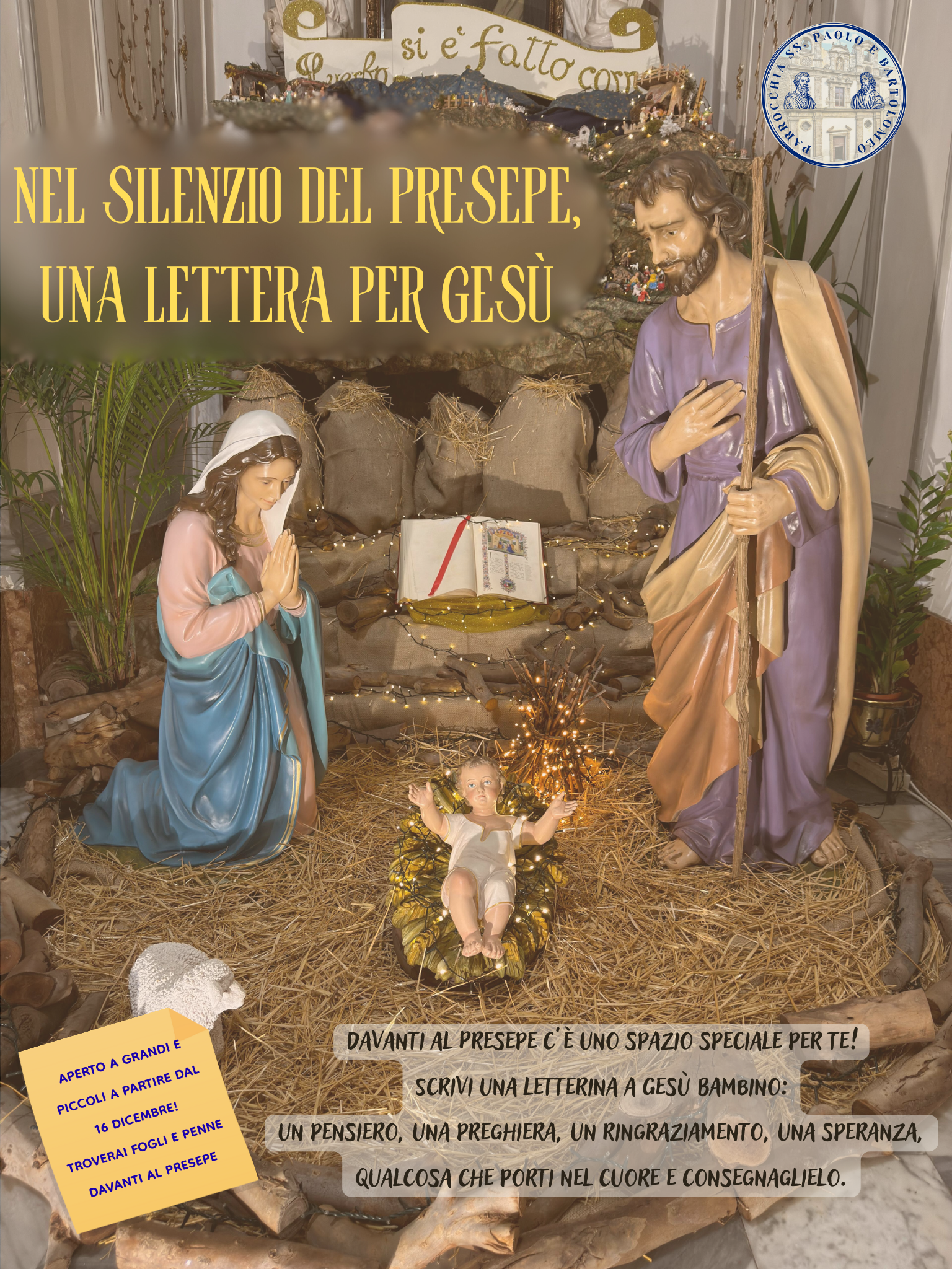 Nel Silenzio del Presepe, Una Lettera per Gesù
